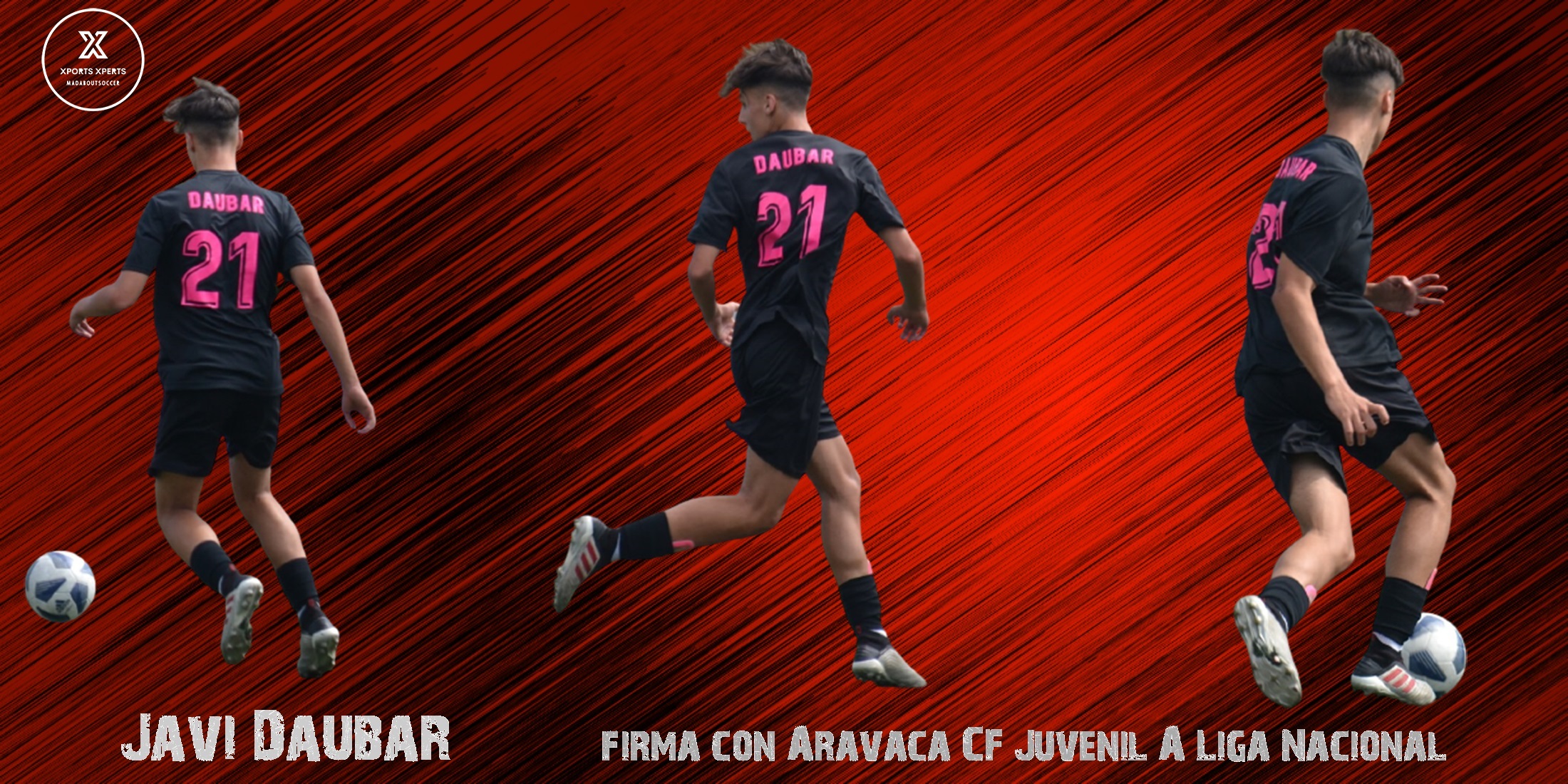 Javi Daubar firma por Aravaca CF Juvenil A liga Nacional